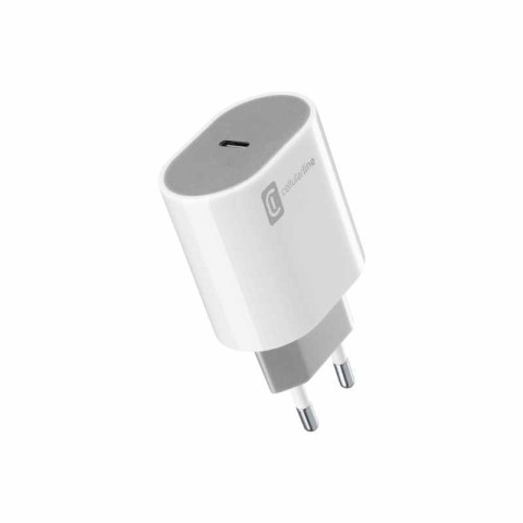 Cellularline Stylecolor Charger - Ładowarka sieciowa USB-C Power Delivery 20W (biały) Cellularline Cellularline Stylecolor Charger - Ładowarka sieciowa USB-C Power Delivery 20W (biały) Cellularline