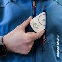 Crong MagSpot Power Bank - Bezprzewodowy power bank ultra slim z MagSafe 5000mAh, USB-C 20W PD (biały) Crong
