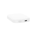 Crong MagSpot Power Bank - Bezprzewodowy power bank ultra slim z MagSafe 5000mAh, USB-C 20W PD (biały) Crong