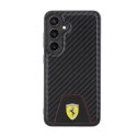Ferrari Carbon Stitched Bottom - Etui Samsung Galaxy S24 (czarny) Ferrari