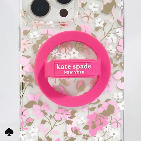 Kate Spade New York Magnetic Loop Grip - Uchwyt MagSafe na palec (Pom Pom Pink) Kate Spade New York Kate Spade New York Magnetic Loop Grip - Uchwyt MagSafe na palec (Pom Pom Pink) Kate Spade New York