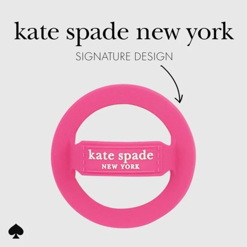 Kate Spade New York Magnetic Loop Grip - Uchwyt MagSafe na palec (Pom Pom Pink) Kate Spade New York Kate Spade New York Magnetic Loop Grip - Uchwyt MagSafe na palec (Pom Pom Pink) Kate Spade New York