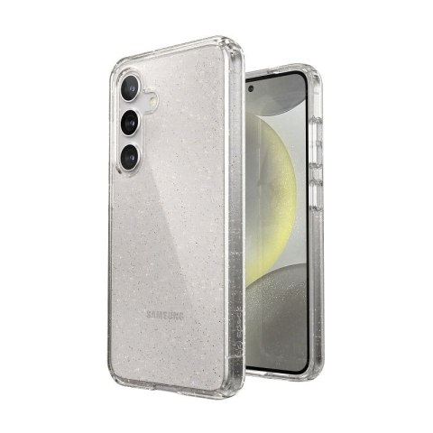 Speck Presidio Lux Glitter - Etui Samsung Galaxy S24 (Clear / Gold Glitter) Speck Speck Presidio Lux Glitter - Etui Samsung Galaxy S24 (Clear / Gold Glitter) Speck