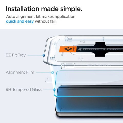 Spigen GLAS.TR EZ FIT 2-Pack - Szkło hartowane do Samsung Galaxy S24+ (2 sztuki) Spigen Spigen GLAS.TR EZ FIT 2-Pack - Szkło hartowane do Samsung Galaxy S24+ (2 sztuki) Spigen