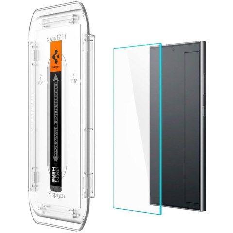 Spigen GLAS.TR EZ FIT 2-Pack - Szkło hartowane do Samsung Galaxy S24 Ultra (2 sztuki) Spigen Spigen GLAS.TR EZ FIT 2-Pack - Szkło hartowane do Samsung Galaxy S24 Ultra (2 sztuki) Spigen