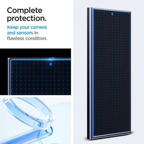 Spigen GLAS.TR EZ FIT 2-Pack - Szkło hartowane do Samsung Galaxy S24 Ultra (2 sztuki) Spigen Spigen GLAS.TR EZ FIT 2-Pack - Szkło hartowane do Samsung Galaxy S24 Ultra (2 sztuki) Spigen