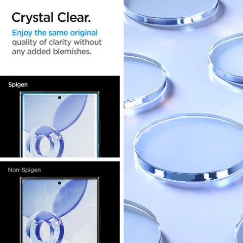 Spigen GLAS.TR EZ FIT 2-Pack - Szkło hartowane do Samsung Galaxy S24 Ultra (2 sztuki) Spigen Spigen GLAS.TR EZ FIT 2-Pack - Szkło hartowane do Samsung Galaxy S24 Ultra (2 sztuki) Spigen