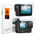 Spigen Glas.TR Slim + Film 2-Set - Zestaw szkieł i folii do GoPro Hero 12 / 11 / 10 / 9 (2 zestawy) Spigen