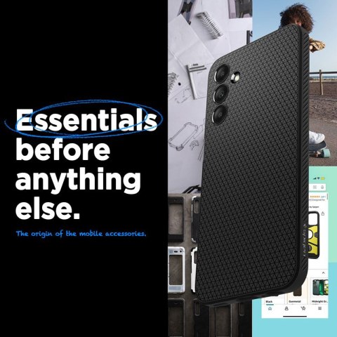 Spigen Liquid Air - Etui do Samsung Galaxy A15 4G/5G (Matte Black) Spigen Spigen Liquid Air - Etui do Samsung Galaxy A15 4G/5G (Matte Black) Spigen