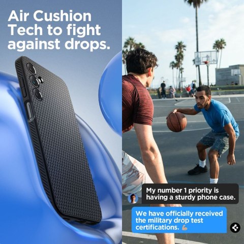 Spigen Liquid Air - Etui do Samsung Galaxy A15 4G/5G (Matte Black) Spigen Spigen Liquid Air - Etui do Samsung Galaxy A15 4G/5G (Matte Black) Spigen