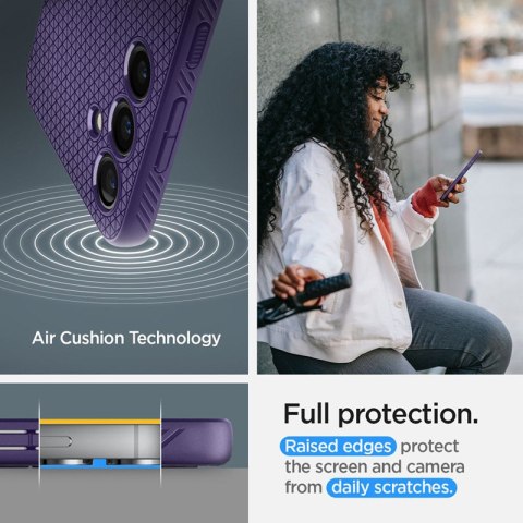 Spigen Liquid Air - Etui do Samsung Galaxy S24 (Deep Purple) Spigen Spigen Liquid Air - Etui do Samsung Galaxy S24 (Deep Purple) Spigen