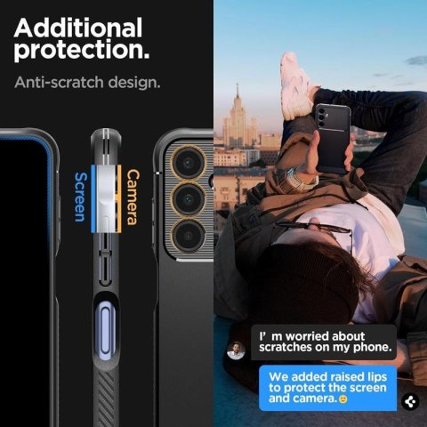 Spigen Rugged Armor - Etui do Samsung Galaxy A25 5G (Czarny) Spigen Spigen Rugged Armor - Etui do Samsung Galaxy A25 5G (Czarny) Spigen