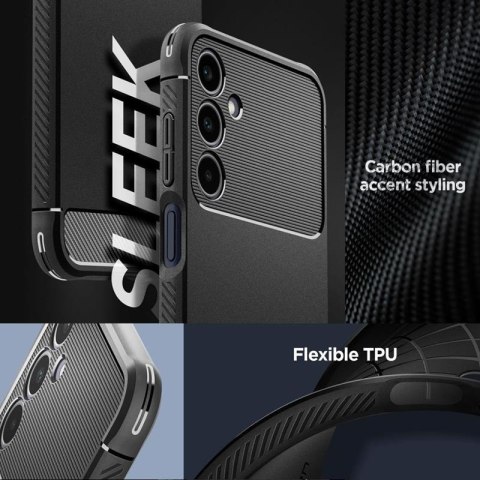 Spigen Rugged Armor - Etui do Samsung Galaxy A25 5G (Czarny) Spigen Spigen Rugged Armor - Etui do Samsung Galaxy A25 5G (Czarny) Spigen