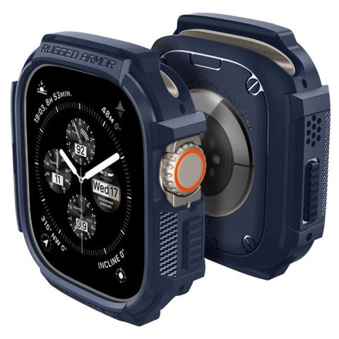 Spigen Rugged Armor - Obudowa do Apple Watch Ultra 1/2 49 mm (Navy Blue) Spigen Spigen Rugged Armor - Obudowa do Apple Watch Ultra 1/2 49 mm (Navy Blue) Spigen