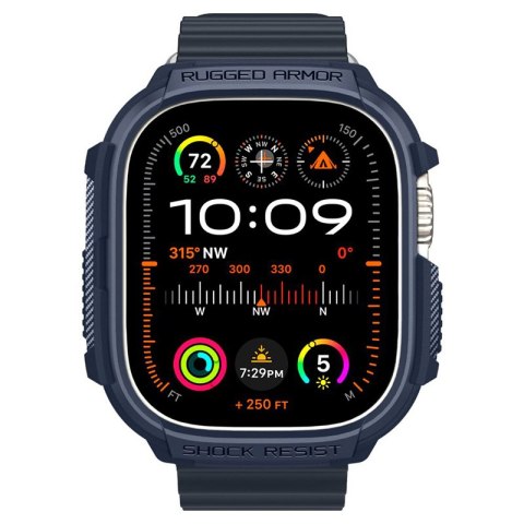 Spigen Rugged Armor - Obudowa do Apple Watch Ultra 1/2 49 mm (Navy Blue) Spigen Spigen Rugged Armor - Obudowa do Apple Watch Ultra 1/2 49 mm (Navy Blue) Spigen