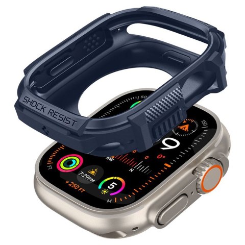 Spigen Rugged Armor - Obudowa do Apple Watch Ultra 1/2 49 mm (Navy Blue) Spigen Spigen Rugged Armor - Obudowa do Apple Watch Ultra 1/2 49 mm (Navy Blue) Spigen