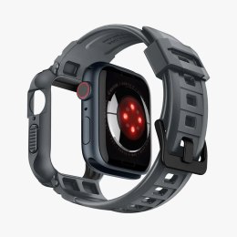 Spigen Rugged Armor Pro - Pasek z obudową do Apple Watch 4/5/6/7/8/9/SE 44/45 mm (Dark Grey) Spigen