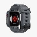Spigen Rugged Armor Pro - Pasek z obudową do Apple Watch 4/5/6/7/8/9/SE 44/45 mm (Dark Grey) Spigen