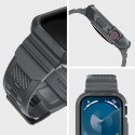 Spigen Rugged Armor Pro - Pasek z obudową do Apple Watch 4/5/6/7/8/9/SE 44/45 mm (Dark Grey) Spigen