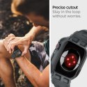 Spigen Rugged Armor Pro - Pasek z obudową do Apple Watch 4/5/6/7/8/9/SE 44/45 mm (Dark Grey) Spigen