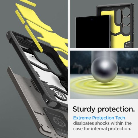 Spigen Tough Armor - Etui do Samsung Galaxy S24 Ultra (Gunmetal) Spigen Spigen Tough Armor - Etui do Samsung Galaxy S24 Ultra (Gunmetal) Spigen