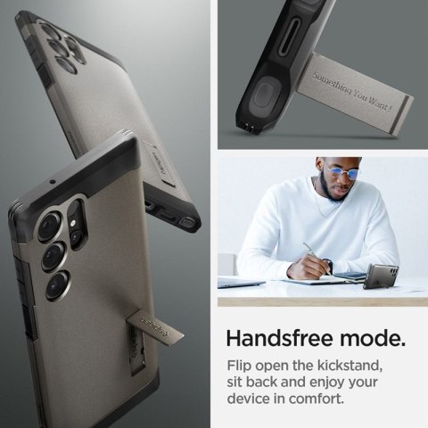 Spigen Tough Armor - Etui do Samsung Galaxy S24 Ultra (Gunmetal) Spigen Spigen Tough Armor - Etui do Samsung Galaxy S24 Ultra (Gunmetal) Spigen