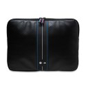 BMW Carbon Blue Stripes Sleeve - Etui na notebook 15" / 16" (czarny) BMW