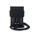 BMW Carbon Blue Stripes Wallet Bag - Torebka na telefon (czarny) BMW