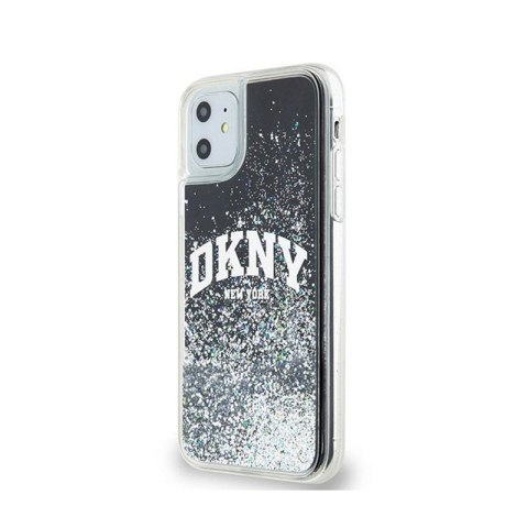 DKNY Liquid Glitter Big Logo - Etui iPhone 11 (czarny) DKNY DKNY Liquid Glitter Big Logo - Etui iPhone 11 (czarny) DKNY