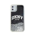 DKNY Liquid Glitter Big Logo - Etui iPhone 11 (czarny) DKNY
