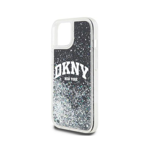 DKNY Liquid Glitter Big Logo - Etui iPhone 11 (czarny) DKNY DKNY Liquid Glitter Big Logo - Etui iPhone 11 (czarny) DKNY