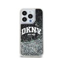 DKNY Liquid Glitter Big Logo - Etui iPhone 13 Pro (czarny) DKNY