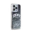 DKNY Liquid Glitter Big Logo - Etui iPhone 13 Pro (czarny) DKNY