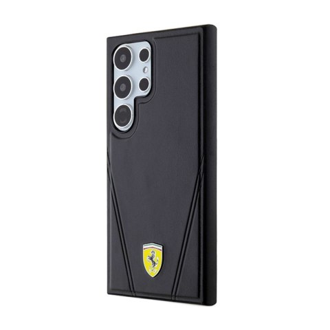 Ferrari Hot Stamp V Lines MagSafe - Etui Samsung Galaxy S24 Ultra (czarny) Ferrari Ferrari Hot Stamp V Lines MagSafe - Etui Samsung Galaxy S24 Ultra (czarny) Ferrari
