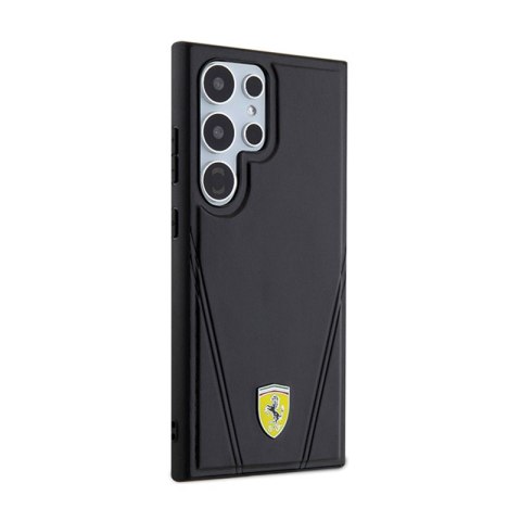 Ferrari Hot Stamp V Lines MagSafe - Etui Samsung Galaxy S24 Ultra (czarny) Ferrari Ferrari Hot Stamp V Lines MagSafe - Etui Samsung Galaxy S24 Ultra (czarny) Ferrari