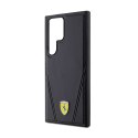 Ferrari Hot Stamp V Lines MagSafe - Etui Samsung Galaxy S24 Ultra (czarny) Ferrari
