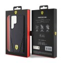 Ferrari Hot Stamp V Lines MagSafe - Etui Samsung Galaxy S24 Ultra (czarny) Ferrari