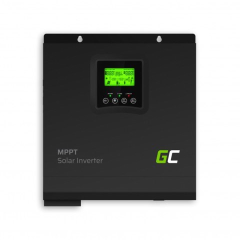 Green Cell - Inwerter solarny Falownik Off Grid z ładowarką solarną MPPT 24VDC 230VAC 3000VA/3000W Czysta sinusoida Green Cell Green Cell - Inwerter solarny Falownik Off Grid z ładowarką solarną MPPT 24VDC 230VAC 3000VA/3000W Czysta sinusoida Green Cell