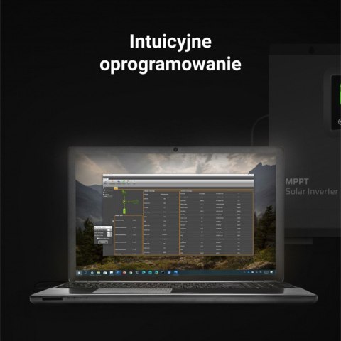 Green Cell - Inwerter solarny Falownik Off Grid z ładowarką solarną MPPT 24VDC 230VAC 3000VA/3000W Czysta sinusoida Green Cell Green Cell - Inwerter solarny Falownik Off Grid z ładowarką solarną MPPT 24VDC 230VAC 3000VA/3000W Czysta sinusoida Green Cell
