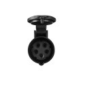 Green Cell - Przejściówka Adapter Siłowy Niebieski CEE 16A 230V 3P do Czerwonego CEE 16A 400V 5P Green Cell