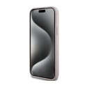 Guess 4G Collection Leather Metal Logo MagSafe - Etui iPhone 15 Plus / 14 Plus (różowy) Guess
