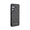 Guess 4G Metal Gold Logo - Etui Samsung Galaxy S24 (czarny) Guess