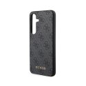 Guess 4G Metal Gold Logo - Etui Samsung Galaxy S24 (czarny) Guess