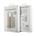 Guess Bundle Pack MagSafe 4G Metal Gold Logo - Zestaw etui + Power Bank 5000mAh MagSafe iPhone 15 Pro (różowy) Guess