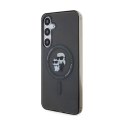Karl Lagerfeld IML Karl & Choupette Glitter MagSafe - Etui Samsung Galaxy S24+ (czarny) Karl Lagerfeld