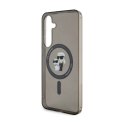Karl Lagerfeld IML Karl & Choupette Glitter MagSafe - Etui Samsung Galaxy S24+ (czarny) Karl Lagerfeld