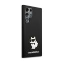 Karl Lagerfeld Silicone Choupette - Etui Samsung Galaxy S24 Ultra (czarny) Karl Lagerfeld