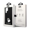 Karl Lagerfeld Silicone Choupette - Etui Samsung Galaxy S24 Ultra (czarny) Karl Lagerfeld