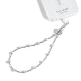 Kate Spade New York Universal Phone Charm Wristlet - Uniwersalna smyczka do telefonu (Dazzle Chain Silver) Kate Spade New York