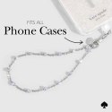 Kate Spade New York Universal Phone Charm Wristlet - Uniwersalna smyczka do telefonu (Dazzle Chain Silver) Kate Spade New York